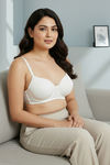 Zivame Padded Wired 3/4Th Coverage T-Shirt Bra - Whisper White — thumbnail 5